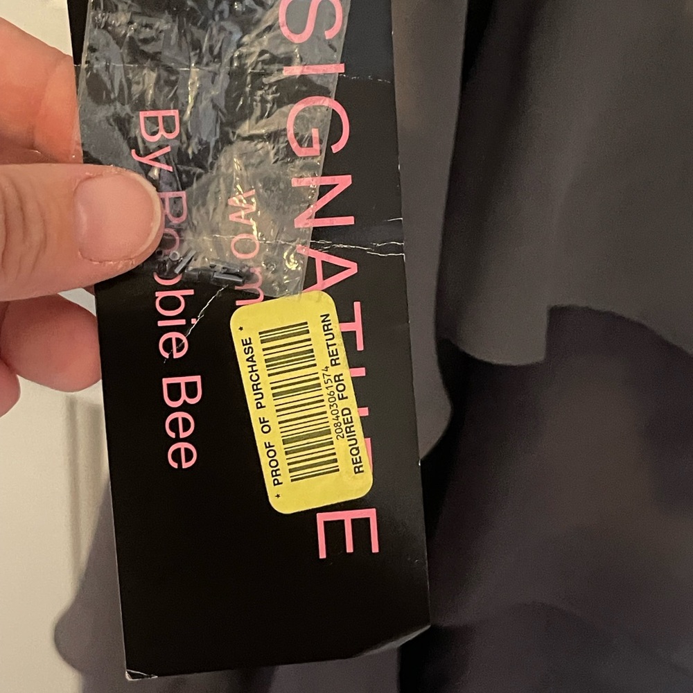 Robbie Bee Signature Black and Gray Dress 18W - Picture 4 of 5
